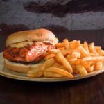 Blackend Salmon Sandwhich