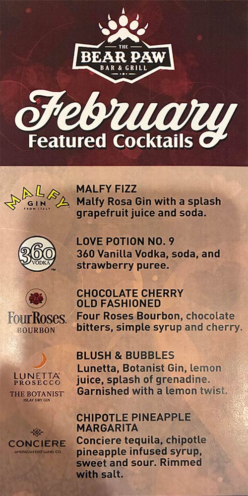 Bear Paw Bar and Grill, bar, grill, Alaskan food,